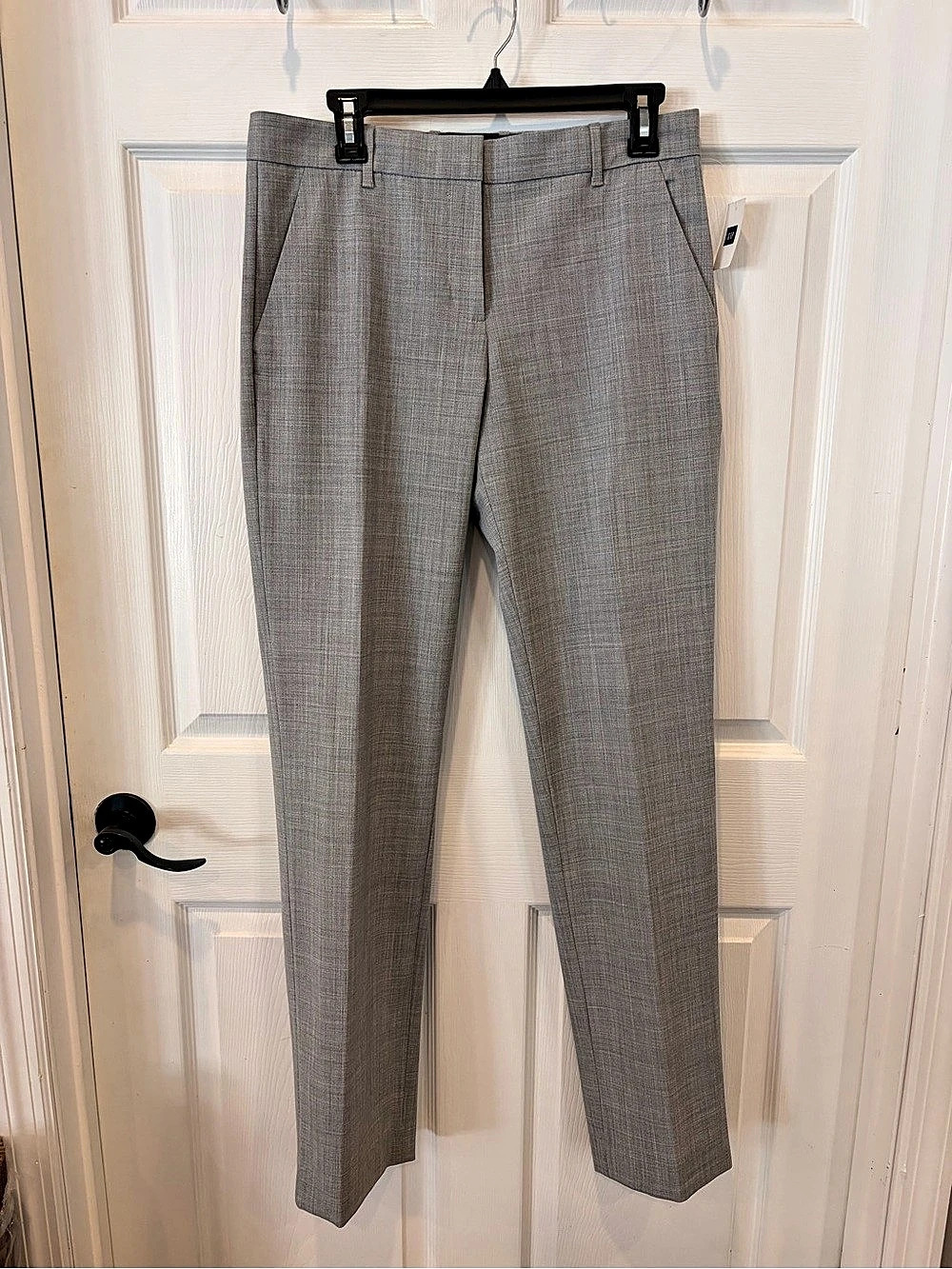 Gap True Straight Pants Gray Waist 6 Tall NWT